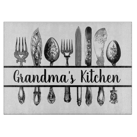 Planche À Découper La cuisine de grand-mère (Devant)