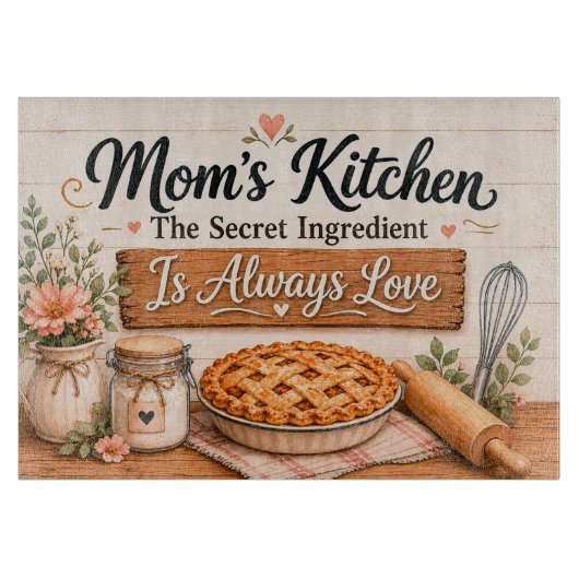 Planche À Découper La cuisine de maman (Devant)