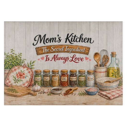 Planche À Découper La cuisine de maman (Devant)