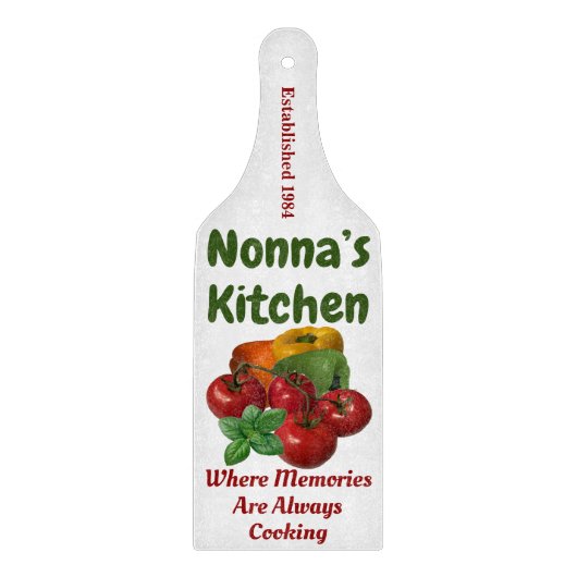 Planche À Découper "La cuisine de Nonna" (Devant)
