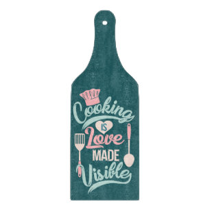 Planche À Découper La cuisine est l'amour rendu visible