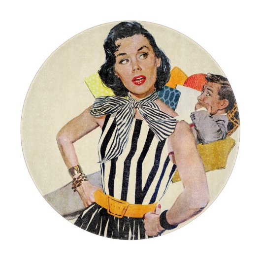 Planche À Découper La Dame A Été Insultée (Devant)