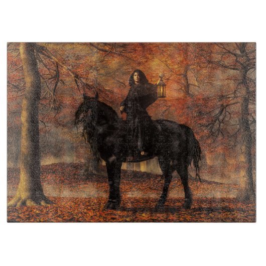 Planche À Découper La Dame d'Halloween (Devant)