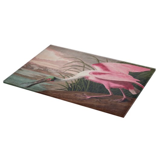 Planche À Découper La faune des oiseaux d'Audubon de Spoonbill Roseat (Coin)
