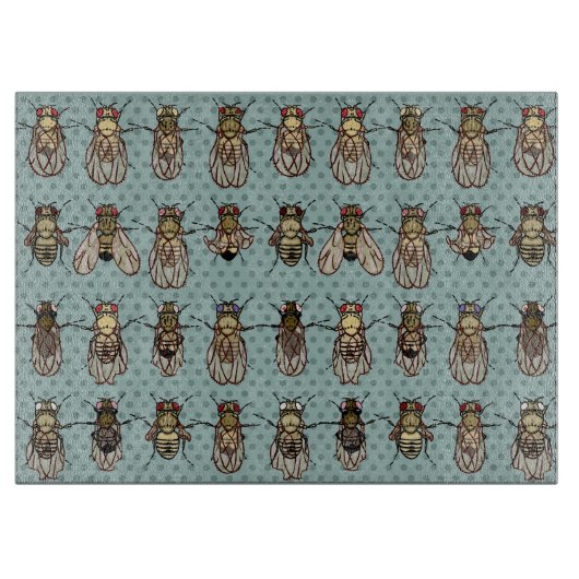 Planche À Découper La génétique de mouche à fruit de drosophile - (Devant)