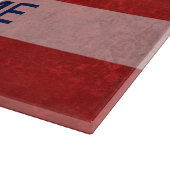 Planche À Découper La grunge affligée par nom de famille acadien de (Coin)