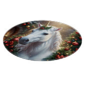 Planche À Découper « La Licorne de Noël » (Coin)