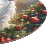 Planche À Découper « La Licorne de Noël » (Coin)