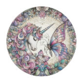 Planche À Découper La Licorne Et Le Papillon (Devant)