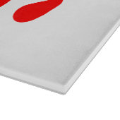 Planche À Découper La maison est l'endroit où le empreinte de patte e (Coin)