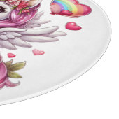 Planche À Découper La mignonne Saint Valentin licorne (Coin)