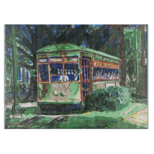 Planche À Découper La Nouvelle-Orléans célèbre Streetcat