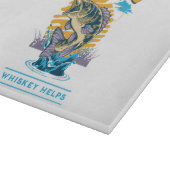 Planche À Découper La pêche arrive. Le whisky aide ! (Coin)