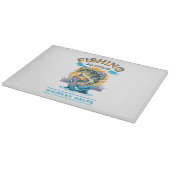 Planche À Découper La Pêche Arrive. Whiskey Aide ! (Coin)