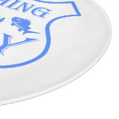 Planche À Découper La pêche est ma citation de bouclier de loisir sur (Coin)