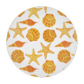 Planche À Découper La plage orange Shell modèlent (Devant)