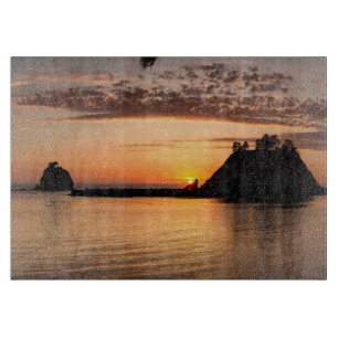 Planche À Découper La Push, Washington. Panorama
