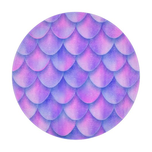 Planche À Découper La queue de sirène holographique, une texture de f (Devant)