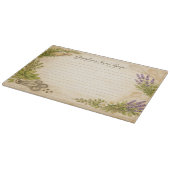Planche À Découper La Recette Secrète de Grand-mère – Botanique Vinta (Coin)