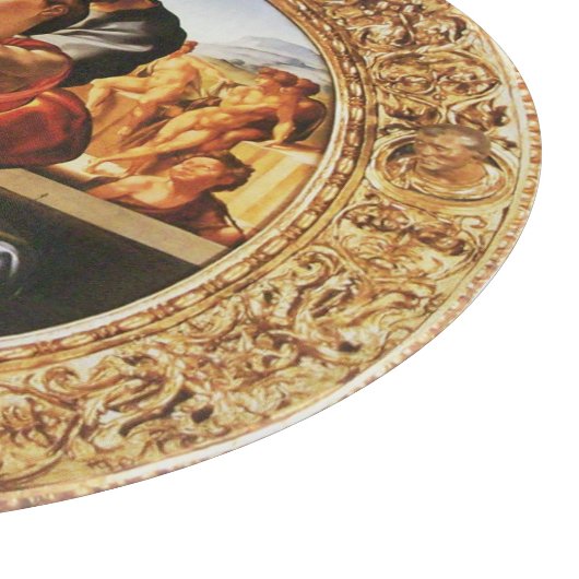 Planche À Découper La Sainte Famille par Michel-Ange Buonarroti (Coin)