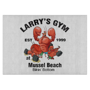 Planche À Découper La salle de sport de Larry à Mussel Beach