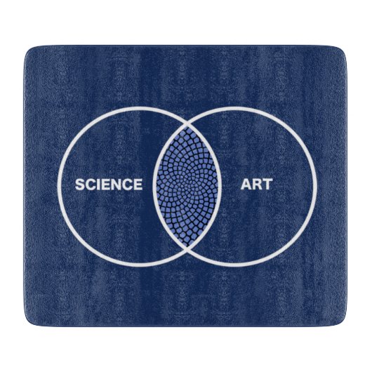 Planche À Découper La Science/diagramme Venn d'art (Devant)