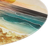 Planche À Découper La série de plage à l'aquarelle Design 3 (Coin)