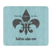 Planche À Découper La tomate dans le gombo n'a indiqué aucune planche (Devant)