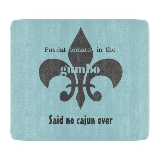 Planche À Découper La tomate dans le gombo n'a indiqué aucune planche (Devant)