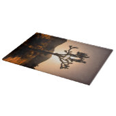 Planche À Découper La tombée de la nuit commence à Joshua Tree (Coin)