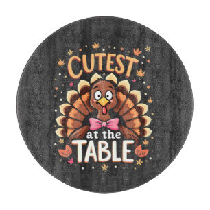 Planche À Découper La Turquie à la table drôle Thanksgiving