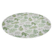 Planche À Découper La verdure de forêt modèlent (Coin)