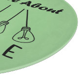 Planche À Découper La vie, c'est l'équilibre de l'inspiration de moti (Coin)