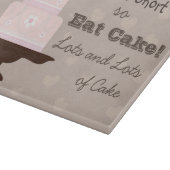 Planche À Découper La vie est courte, alors mangez la citation de gât (Coin)