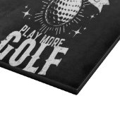 Planche À Découper La vie est courte. Jouez plus au golf (Coin)