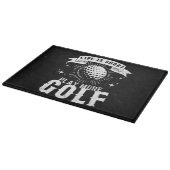 Planche À Découper La vie est courte. Jouez plus au golf (Coin)