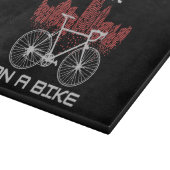 Planche À Découper La vie est meilleure à vélo (Coin)