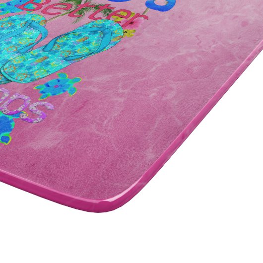 Planche À Découper La vie est meilleure dans des bascules (Coin)