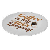 Planche À Découper La vie n'a pas de sens sans café dans ma vie (Coin)