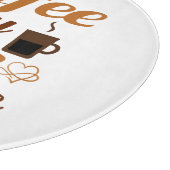 Planche À Découper La vie n'a pas de sens sans café dans ma vie (Coin)