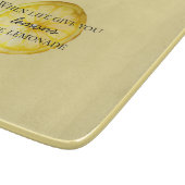 Planche À Découper La Vie Vous Donne Une Citation De Citron (Coin)