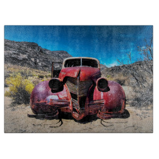 Planche À Découper La voiture au homard une Chevy Vintage 1939