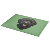 Planche À Découper Labradoodle Chien Noir (Coin)