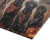 Planche À Découper Labrador Halloween Éffrayant (Coin)
