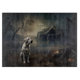 Planche À Découper Labrador Halloween Épouvantable
