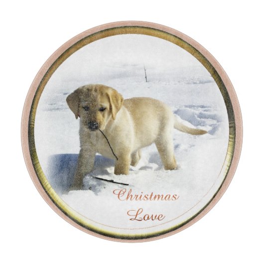 Planche À Découper Labrador Retriever Christmas (Devant)
