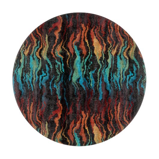 Planche À Découper L'abstrait incendie (Devant)