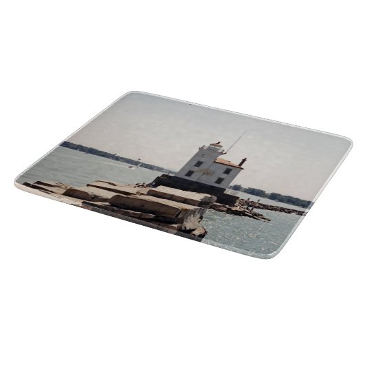 Planche À Découper Lac Erie Lighthouse (Coin)