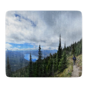 Planche À Découper Lac McDonald de Mt Brown - Parc national des Glaci