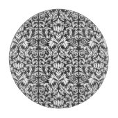 Planche À Découper Lace noir blanc Damas Brocade (Devant)